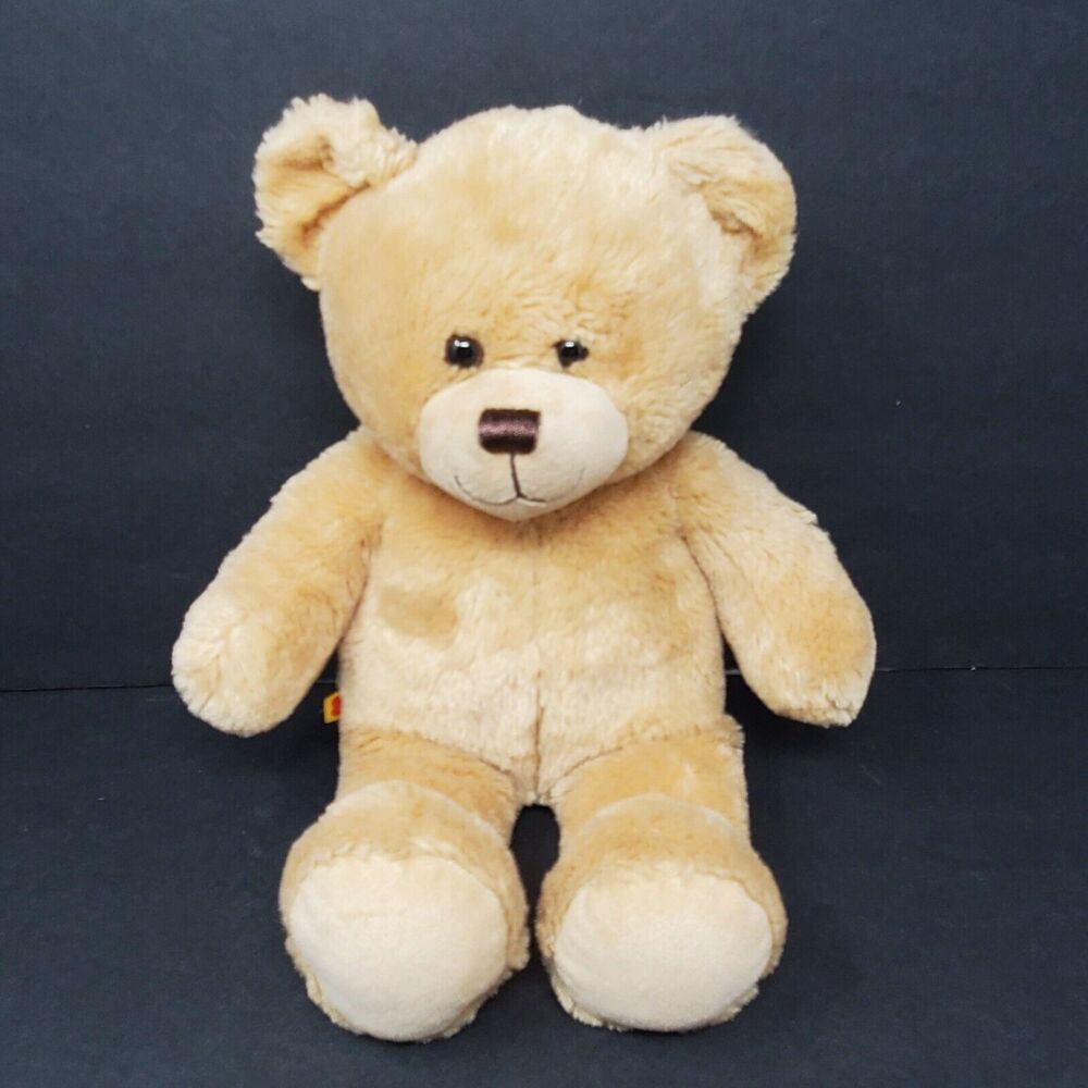 Build A Bear Workshop 15" Teddy Bear Plush Stuffed Animal Tan Brown Light Softie